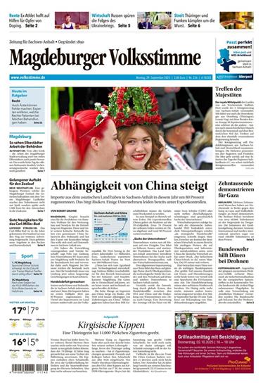 Magdeburger Volksstimme Ausgabe 2025040