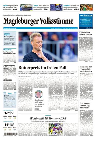 Magdeburger Volksstimme Ausgabe 2025042
