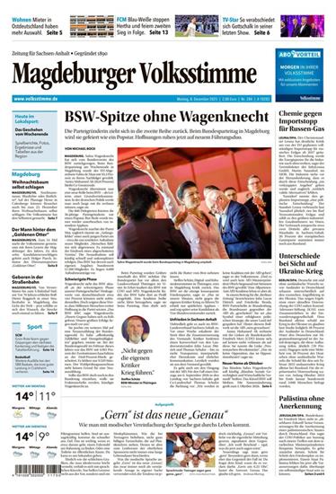 Magdeburger Volksstimme Ausgabe 2025050