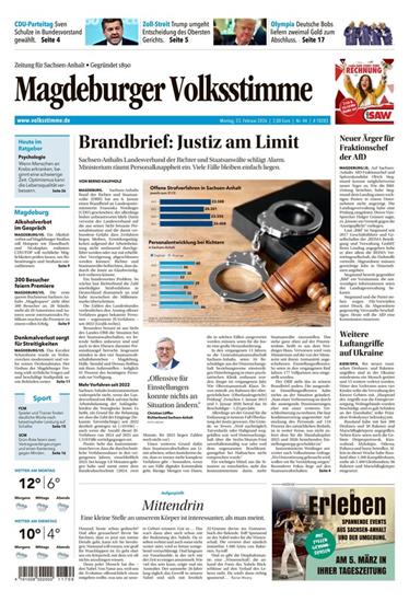 Magdeburger Volksstimme Ausgabe 2026009