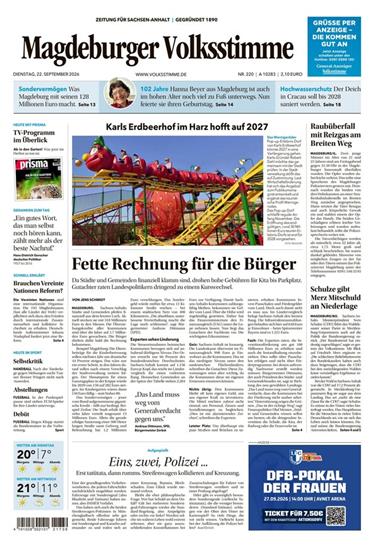 Magdeburger Volksstimme Ausgabe 2026039