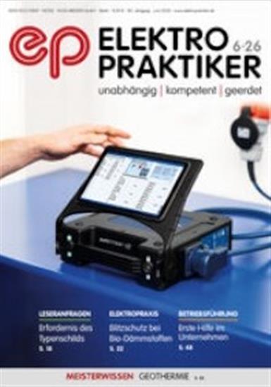 Elektropraktiker Ausgabe 2026006