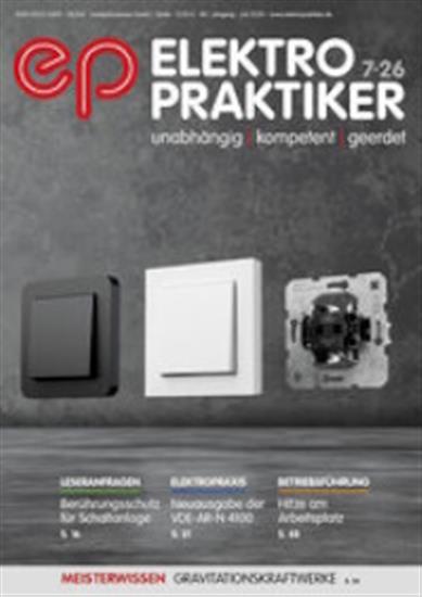 Elektropraktiker Ausgabe 2026007