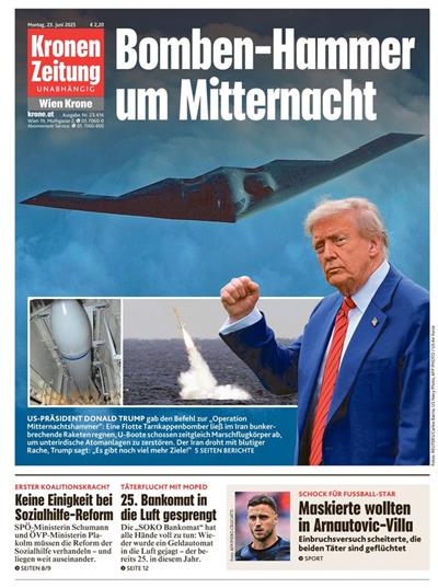Kronen Zeitung Ausgabe 2025025