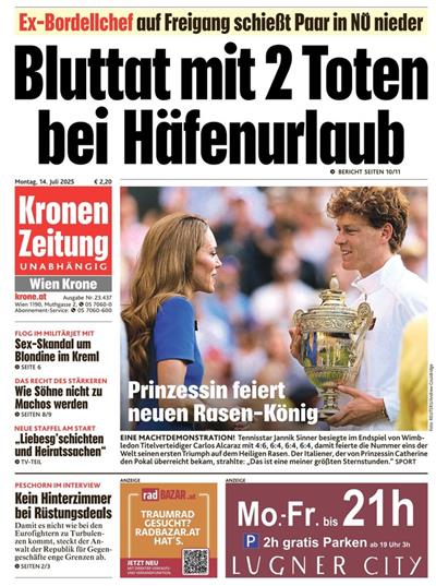 Kronen Zeitung Ausgabe 2025028