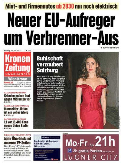 Kronen Zeitung Ausgabe 2025029