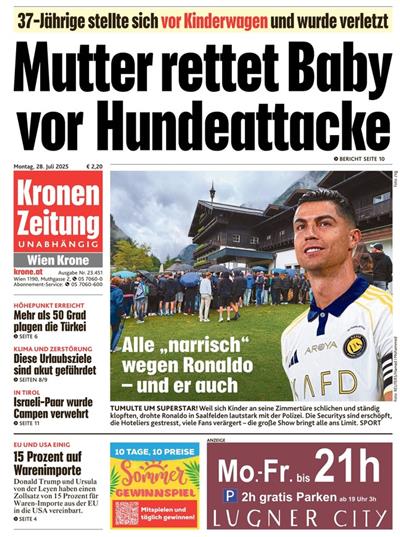Kronen Zeitung Ausgabe 2025030