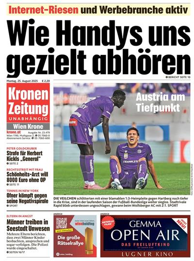 Kronen Zeitung Ausgabe 2025034