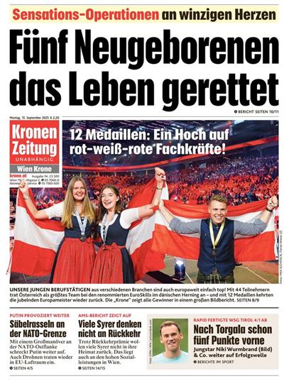 Kronen Zeitung Ausgabe 2025037