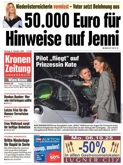 Kronen Zeitung Ausgabe 2025040