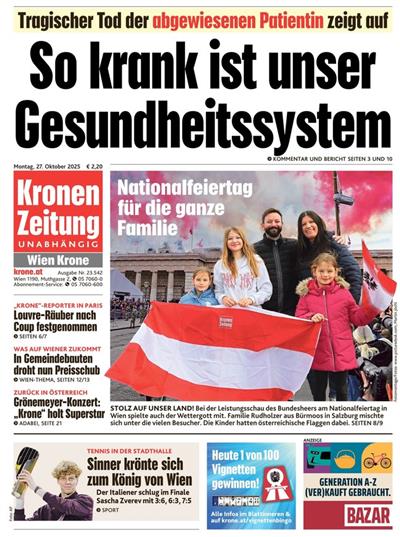 Kronen Zeitung Ausgabe 2025043