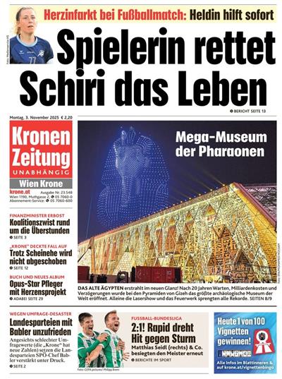 Kronen Zeitung Ausgabe 2025044