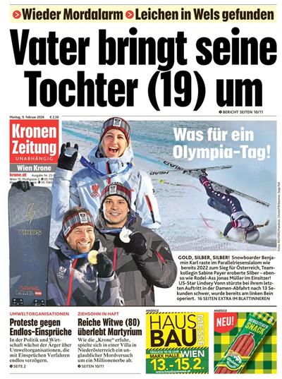 Kronen Zeitung Ausgabe 2026006
