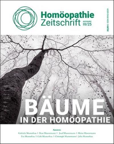 Homöopathie Zeitschrift Ausgabe 2025003