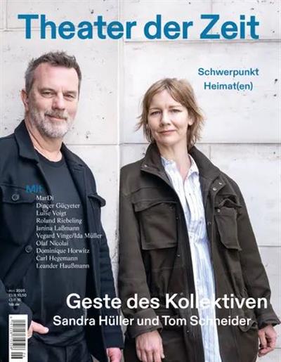 Theater der Zeit Ausgabe 2025006