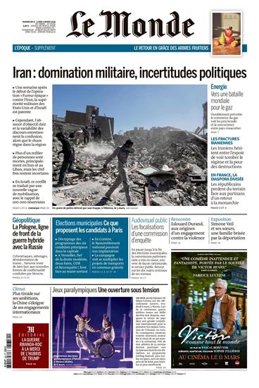 Le Monde Ausgabe 2026011