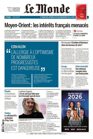Le Monde Ausgabe 2026012