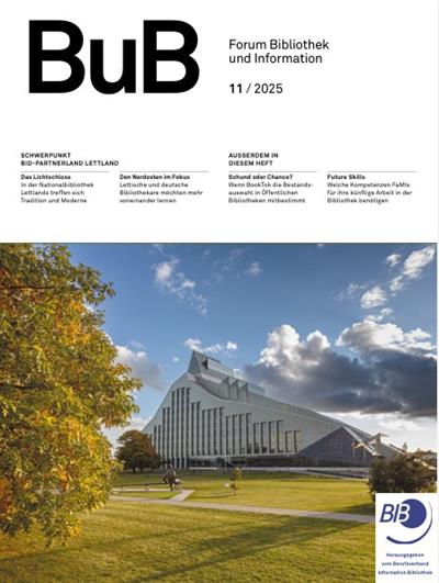 Forum Bibliothek und Information BuB Ausgabe 2025011