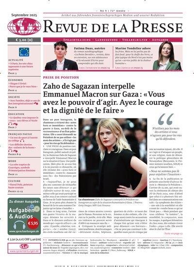 Revue de la Presse Ausgabe 2025009