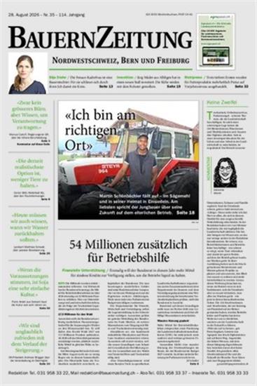 BauernZeitung Nordwestschweiz Ausgabe 2026036