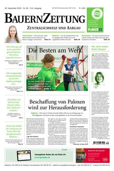 BauernZeitung Zentralschweiz Ausgabe 2025040