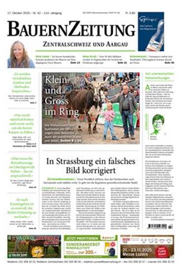 BauernZeitung Zentralschweiz Ausgabe 2025043
