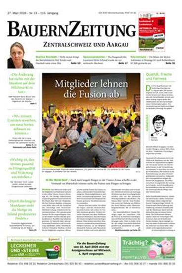 BauernZeitung Zentralschweiz Ausgabe 2026013