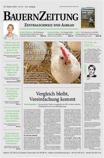 BauernZeitung Zentralschweiz Ausgabe 2026044