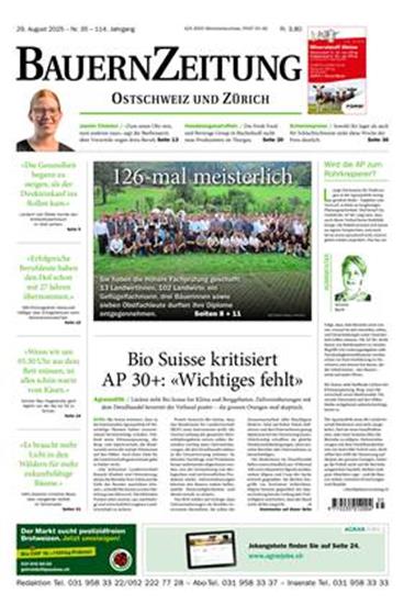 BauernZeitung Ostschweiz Ausgabe 2025036