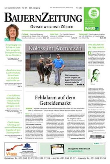BauernZeitung Ostschweiz Ausgabe 2025038