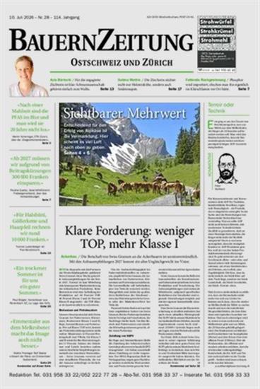 BauernZeitung Ostschweiz Ausgabe 2026028