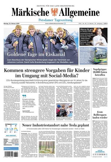 Märkische Allgemeine Ausgabe 2026009
