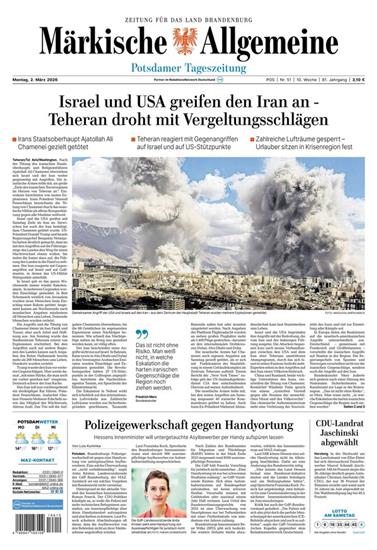 Märkische Allgemeine Ausgabe 2026010