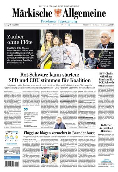 Märkische Allgemeine Ausgabe 2026012