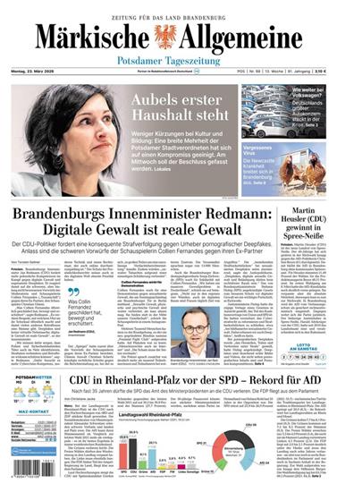Märkische Allgemeine Ausgabe 2026013