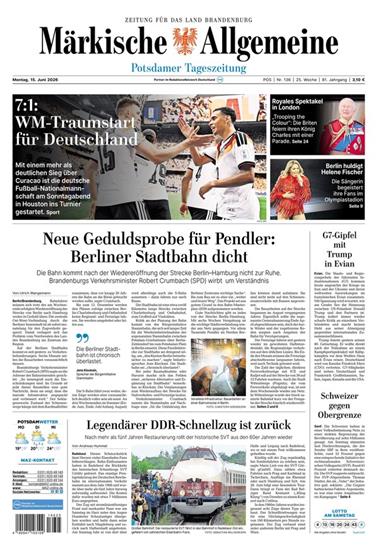 Märkische Allgemeine Ausgabe 2026025