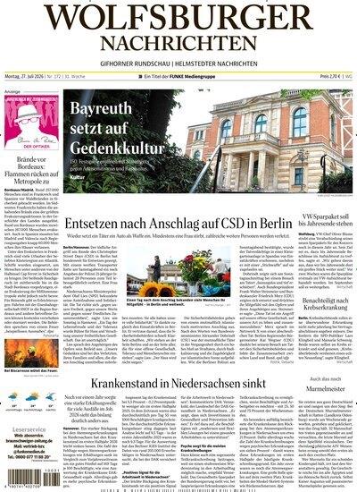 Wolfsburger Nachrichten Ausgabe 2026031