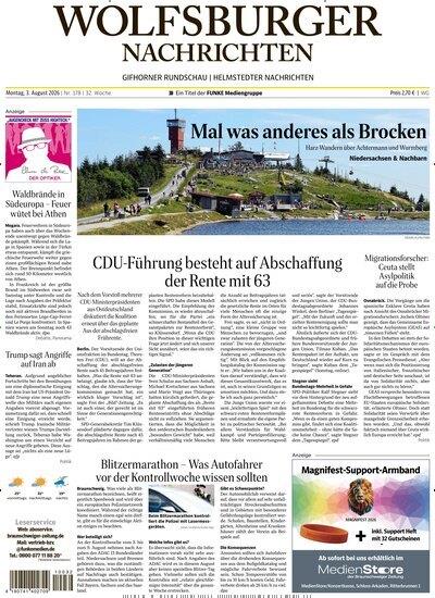Wolfsburger Nachrichten Ausgabe 2026032