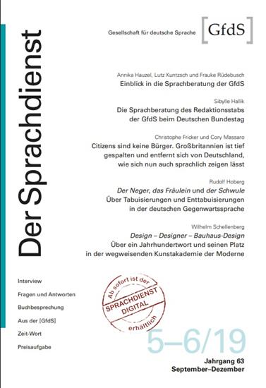Sprachdienst Ausgabe 2026001