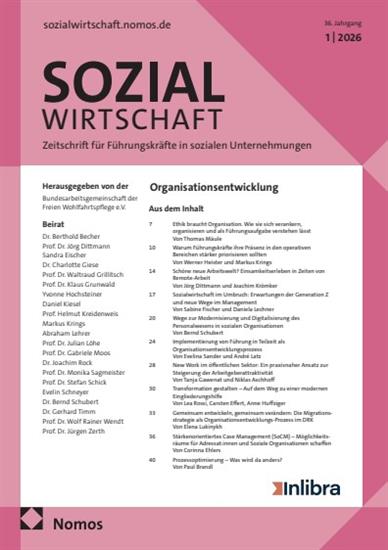 Sozialwirtschaft Ausgabe 2026001