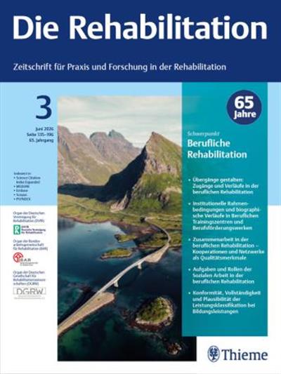 Die Rehabilitation Ausgabe 2026003