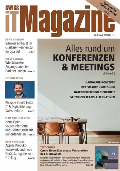 Swiss IT Magazin Ausgabe 2026004