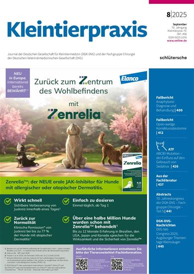Kleintierpraxis Ausgabe 2025008