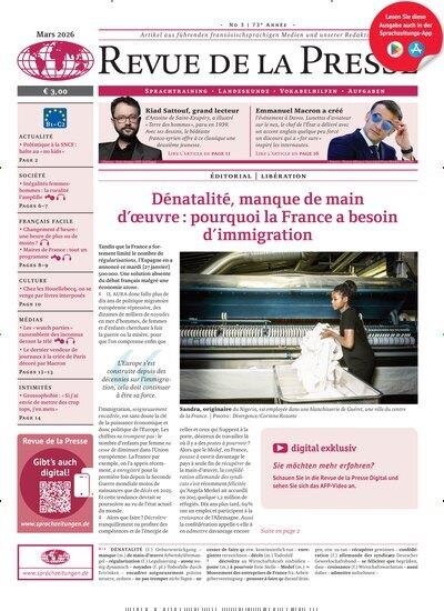 Revue de la presse Premium Ausgabe 2026005