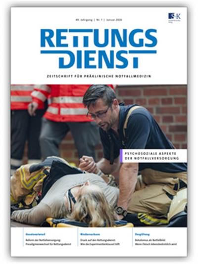 Rettungsdienst Ausgabe 2026001