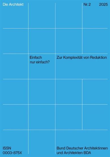 Architekt Ausgabe 2025002