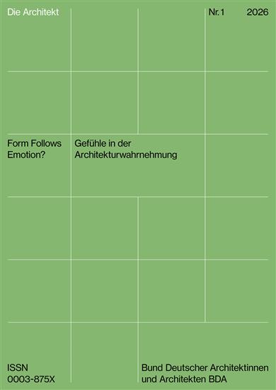 Architekt Ausgabe 2026001