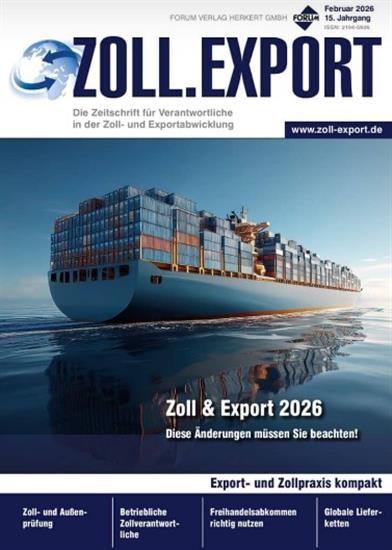 Zoll.Export Ausgabe 2026002