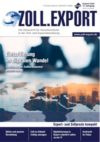 Zoll.Export Ausgabe 2026008