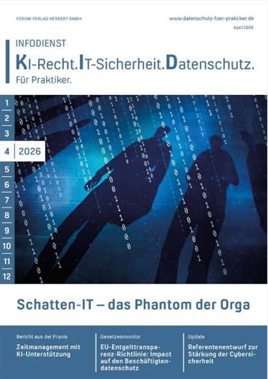 Infodienst KI-Recht.IT-Sicherheit. Datenschutz Ausgabe 2026004